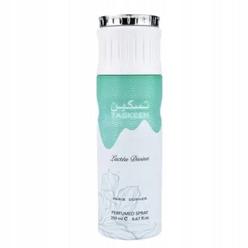 Paris Corner Taskeen Lactea Divina 200ml DEO Deodorant Spray Fragrance Unisex