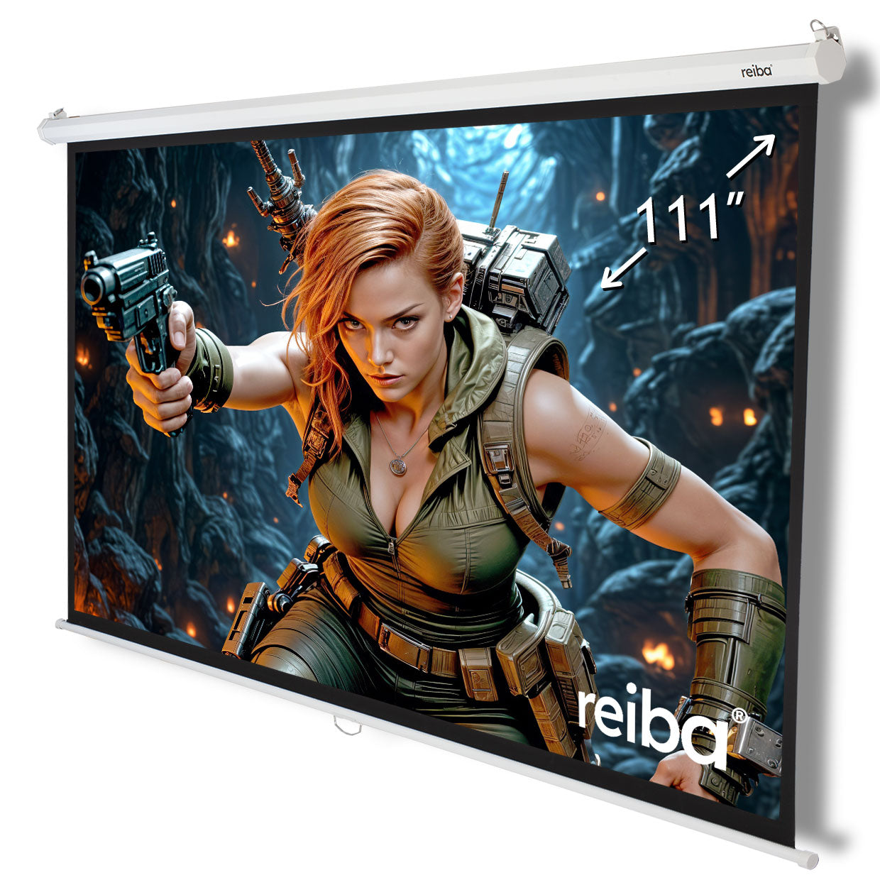 Parker 111 Projection Screen 200x200 | Wall | Ceiling | Semi-automatic