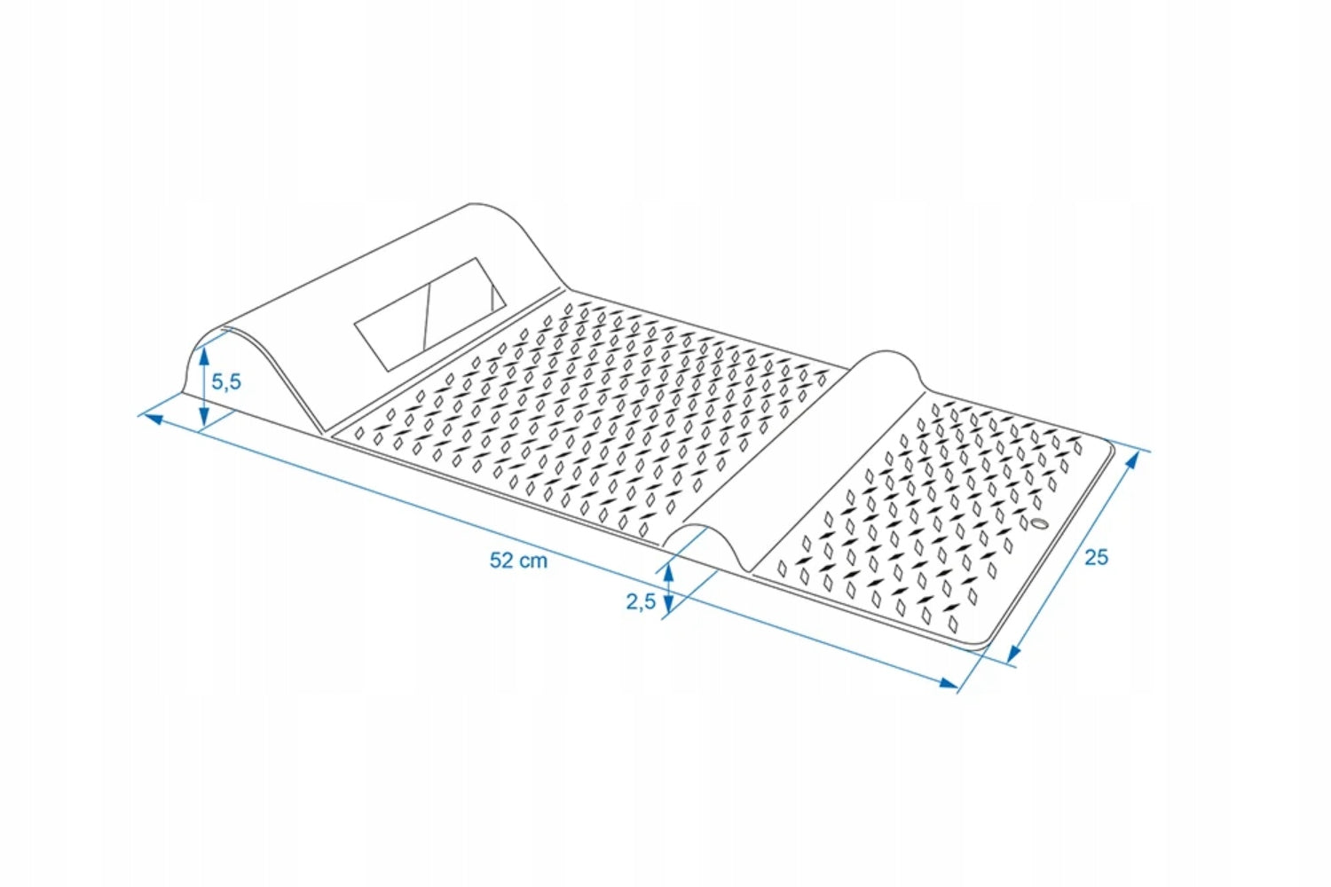 Parking mat ProPlus 520196 with wheel stop for trailers Manufacturer code 520196
