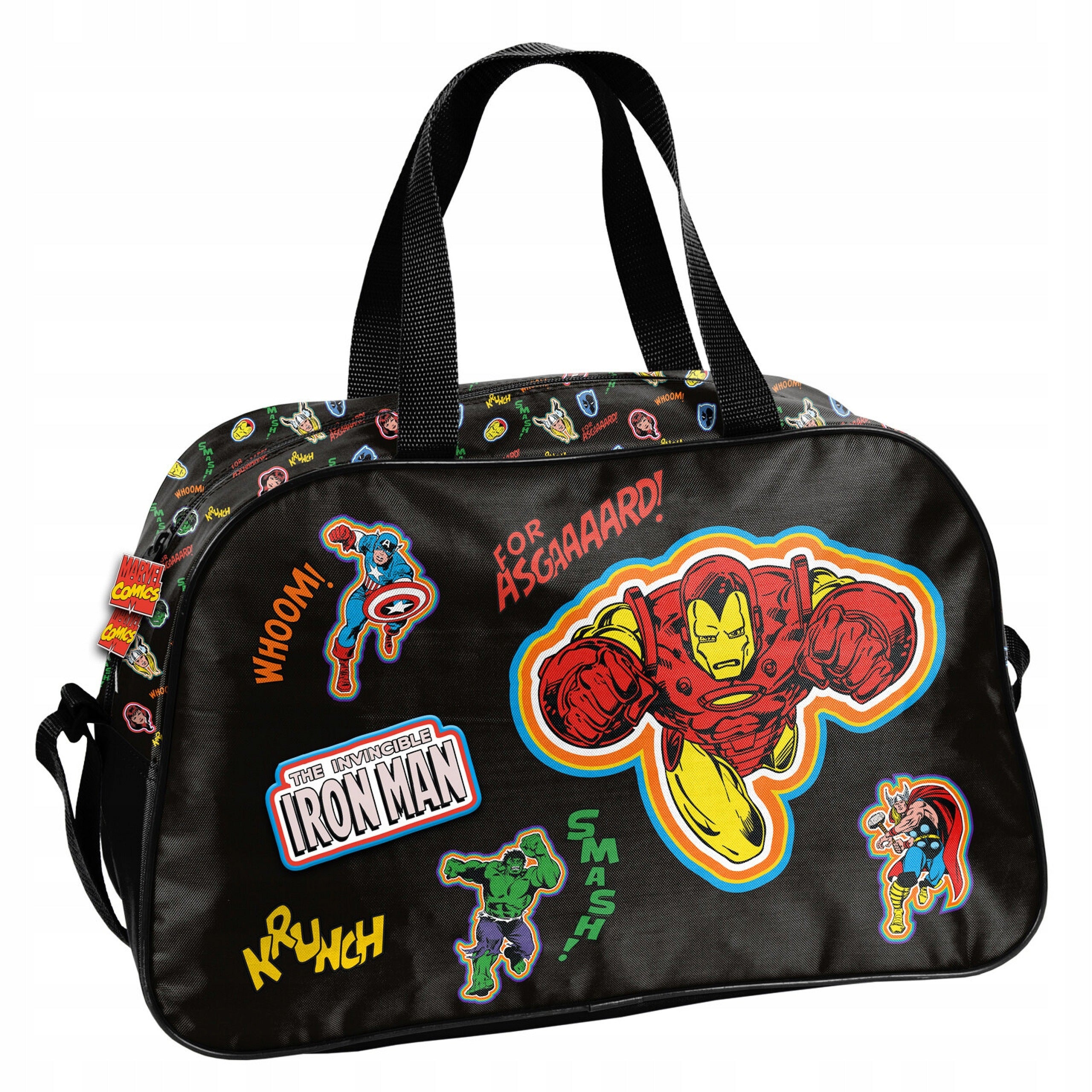 Paso Sports Bag Iron Man Marvel Avengers For Boy Training Swimming Pool WF