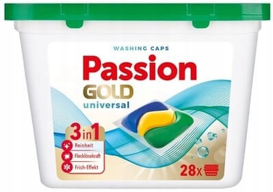Passion Gold Universal 3in1 Universal Washing Capsules 28 Pack