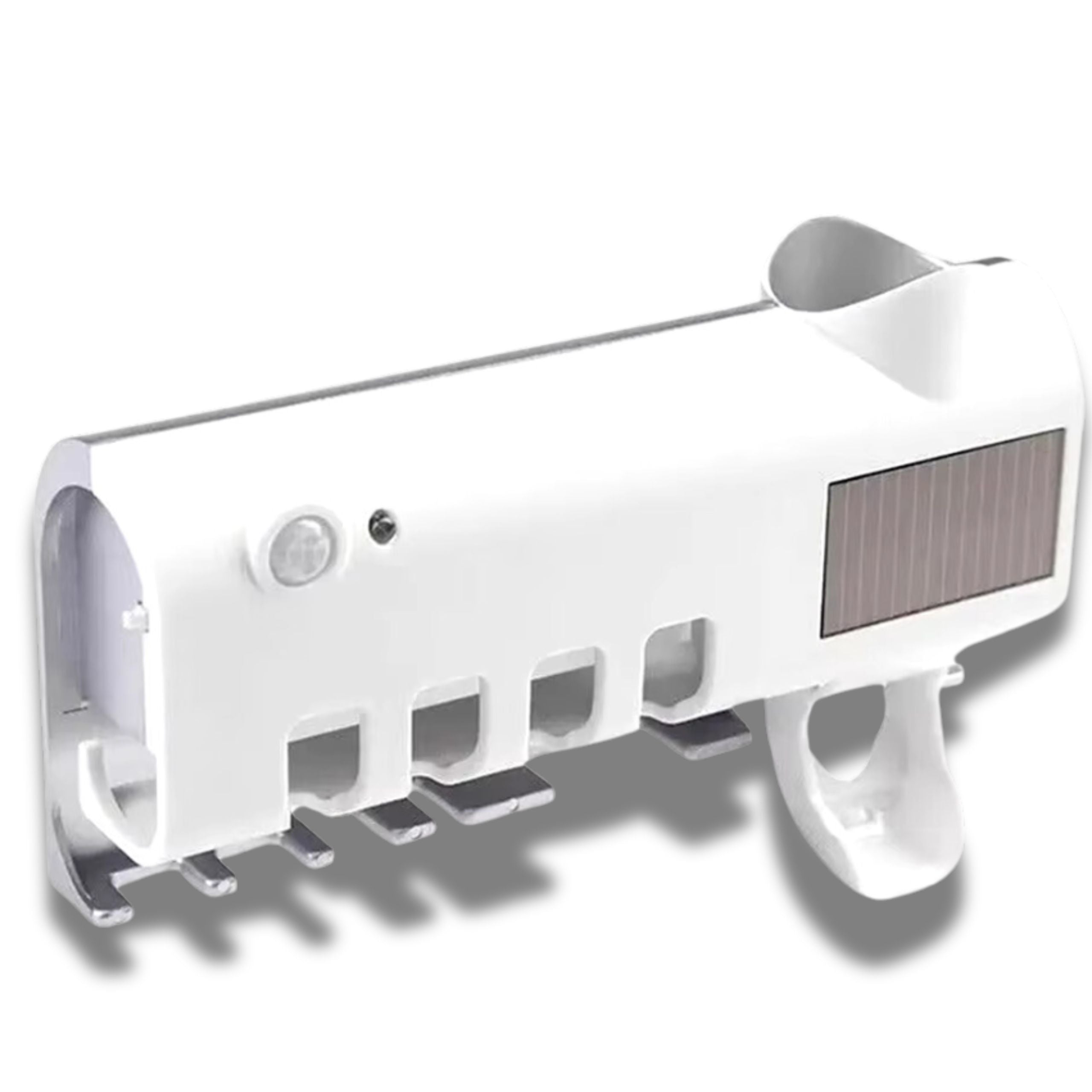 Paste dispenser with handle and UV sterilizer with motion sensor on brush Brand no brand