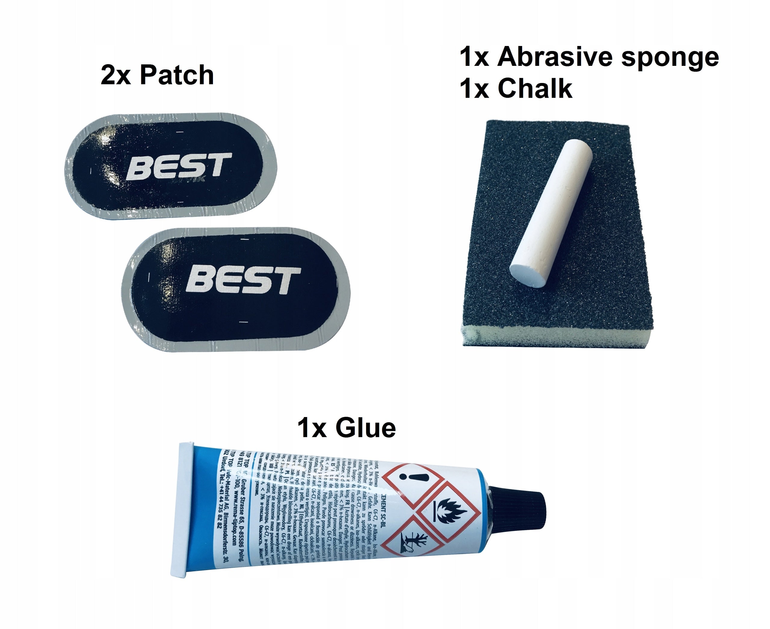 Patch TBP-100 repair holes trampoline mat 10cmx5 Manufacturer Shadow