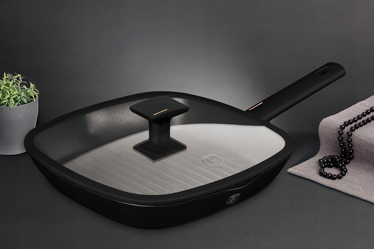 Bratpfanne GRILL mit Deckel Berlinger Haus, Ø 28 cm