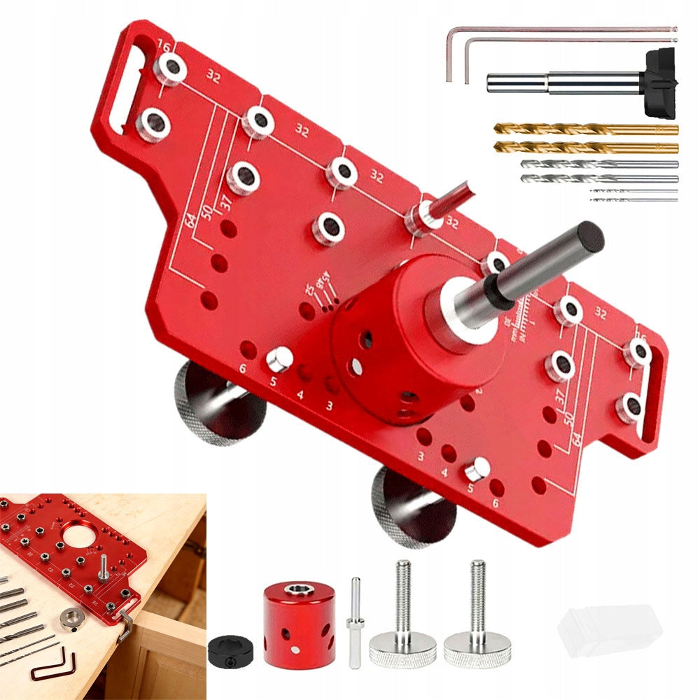 Pattern TEMPLATE FOR DRILLING HOLES Furniture Hinges Shelves