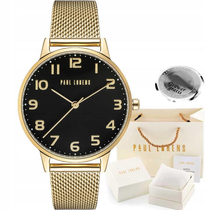 Paul Lorens women's watch ELNINO Mother's Day, dial with BOX numbers + ENGRAVING
