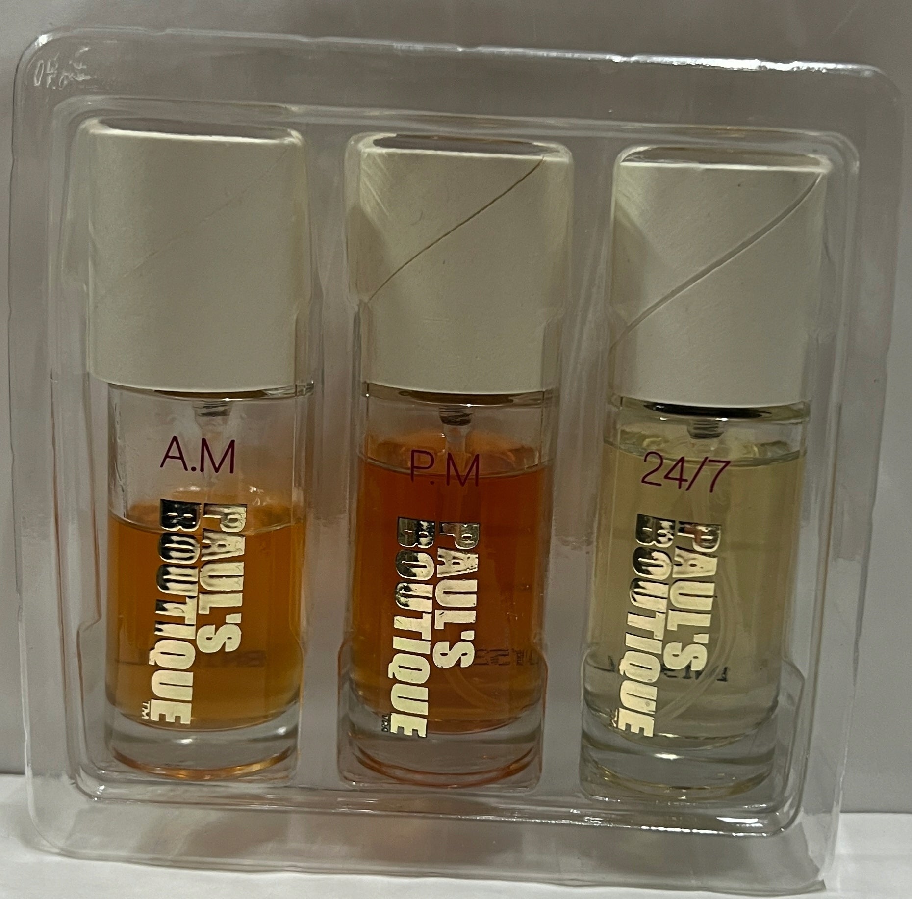 Paul's Boutique Set A.M. P.M. 24/7 EDT W 3x10ml