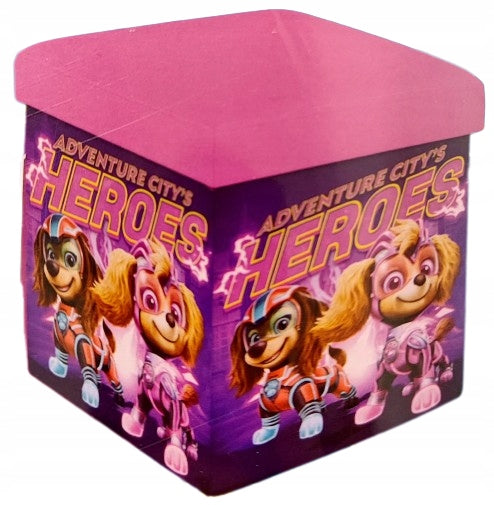 Paw Patrol Storage Pouf 31x31x31cm Purple
