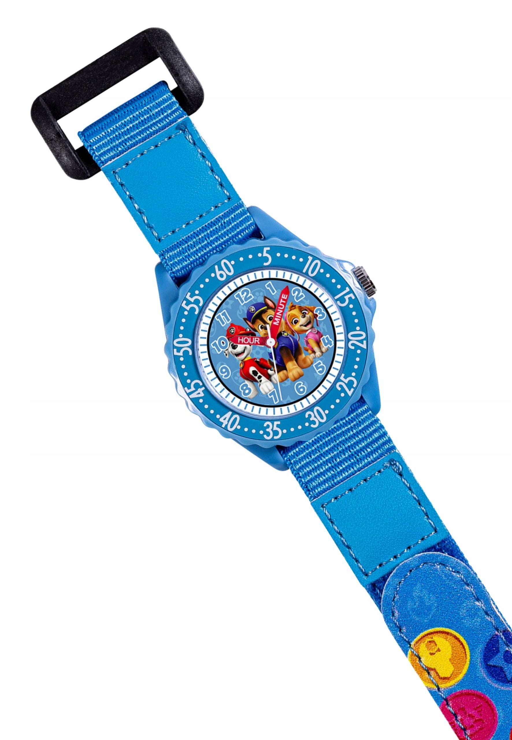 Paw Patrol "Time Teacher" watch with fabric strap, blue, sky Brand Disney
