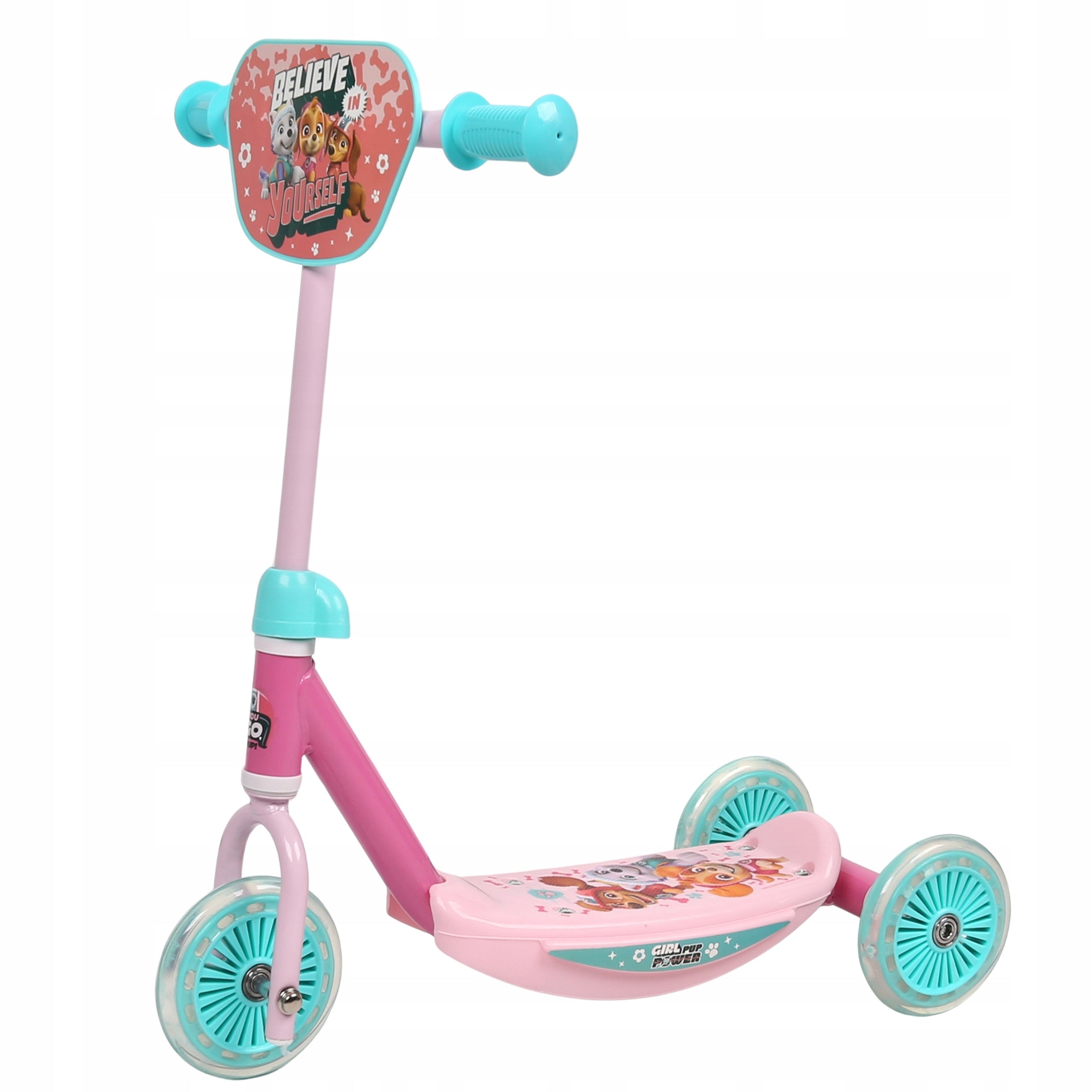 Paw Patrol Tricycle Scooter for Girls Balance Adjustable 20 kg Kind tri-wheeled