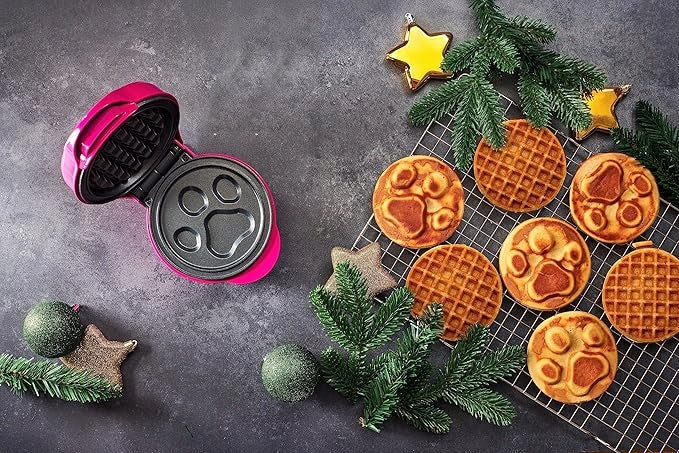 Paw Patrol Waffle Iron Pink Mini Waffles 10cm 550W Gift Brand no brand