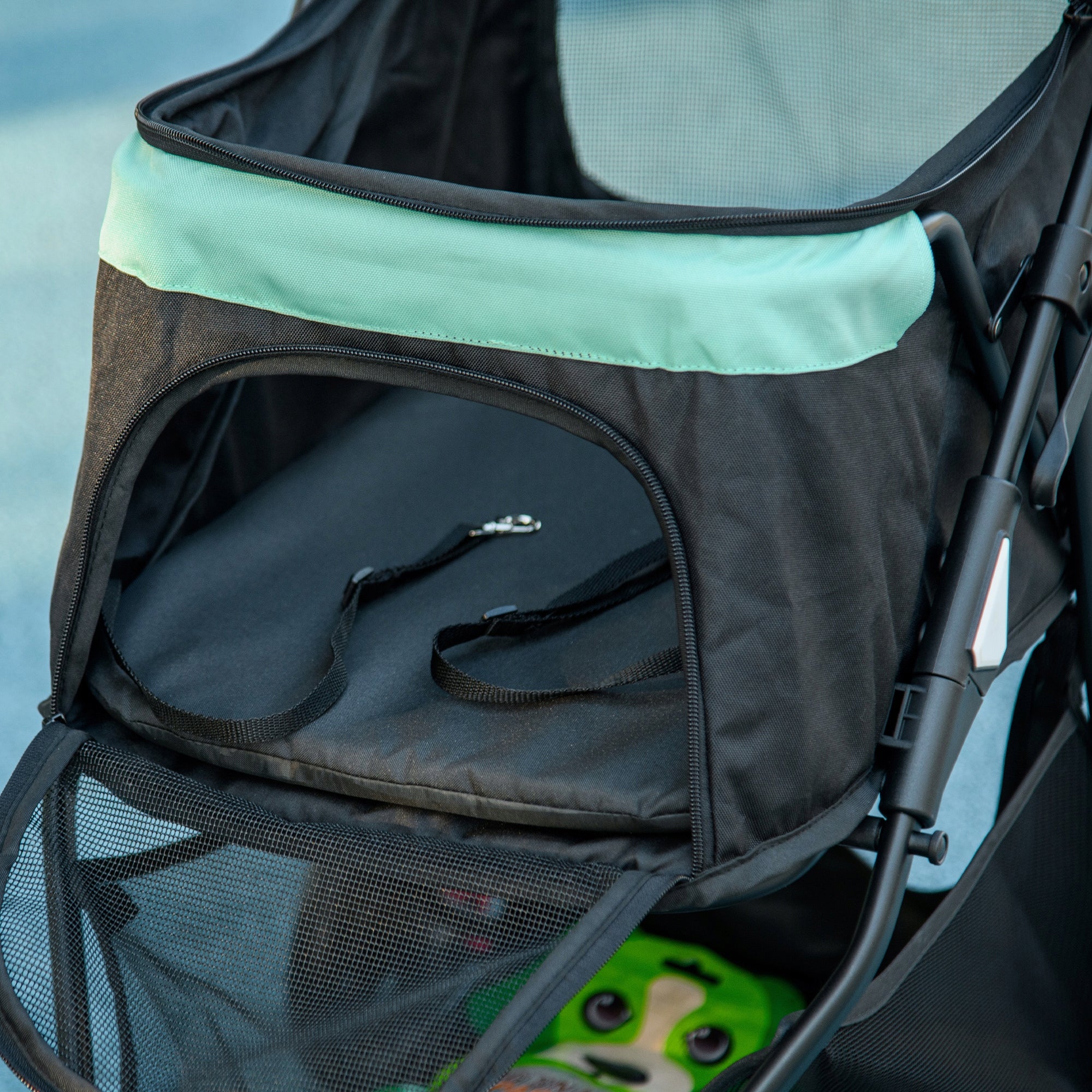PawHut 2-in-1 Dog Stroller, Folding, with Rain Cover, 80,5x51,5x100 cm Product height 100 cm