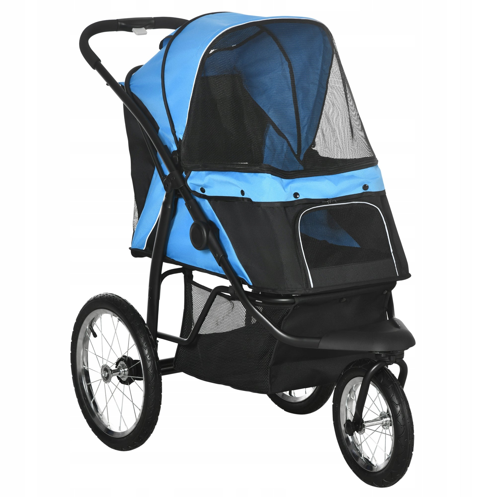 PawHut Stroller Jogger Folding Function for Small and Medium Dogs up to 20 kg