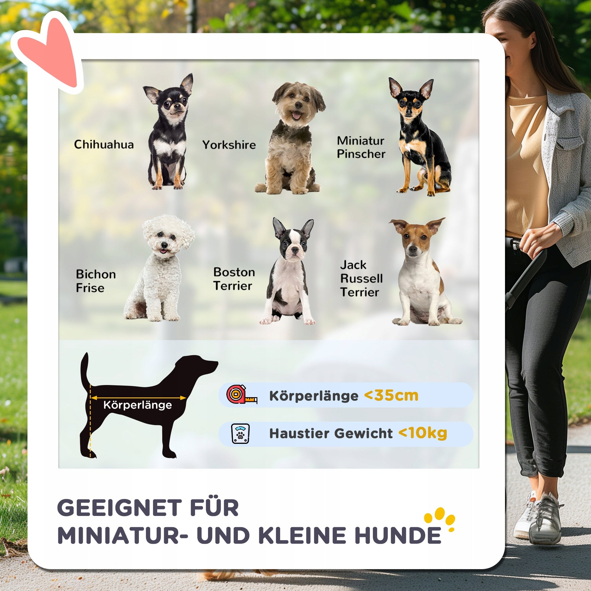 PawHut dog and cat stroller, nylon mesh, 75x45x97cm, grey Manufacturer code D00-041GY