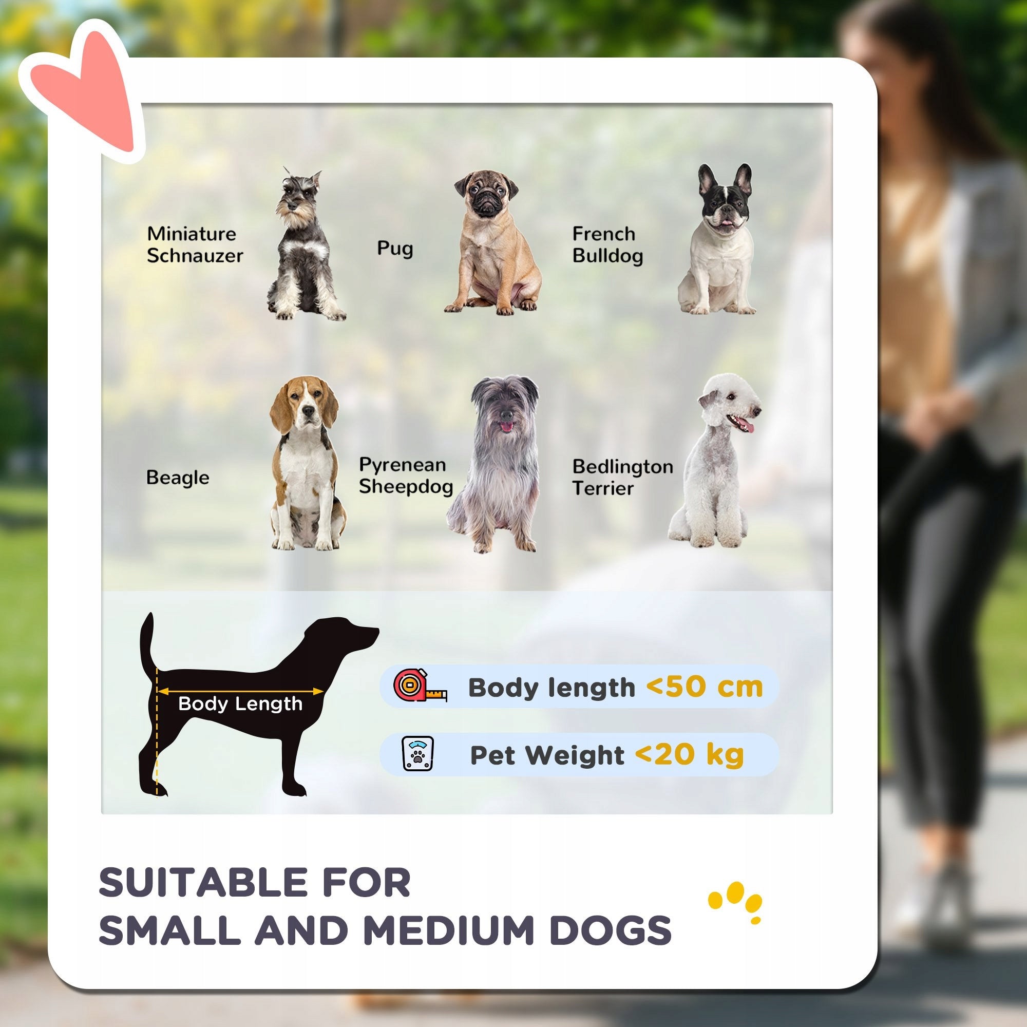 PawHut dog carrier with pillow, 3 side pockets, folding stroller Manufacturer code D00-123BU