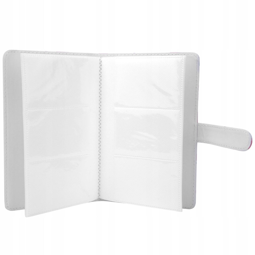 Peach pattern 3 inches 96 pockets PU leather instant album EX Brand no brand