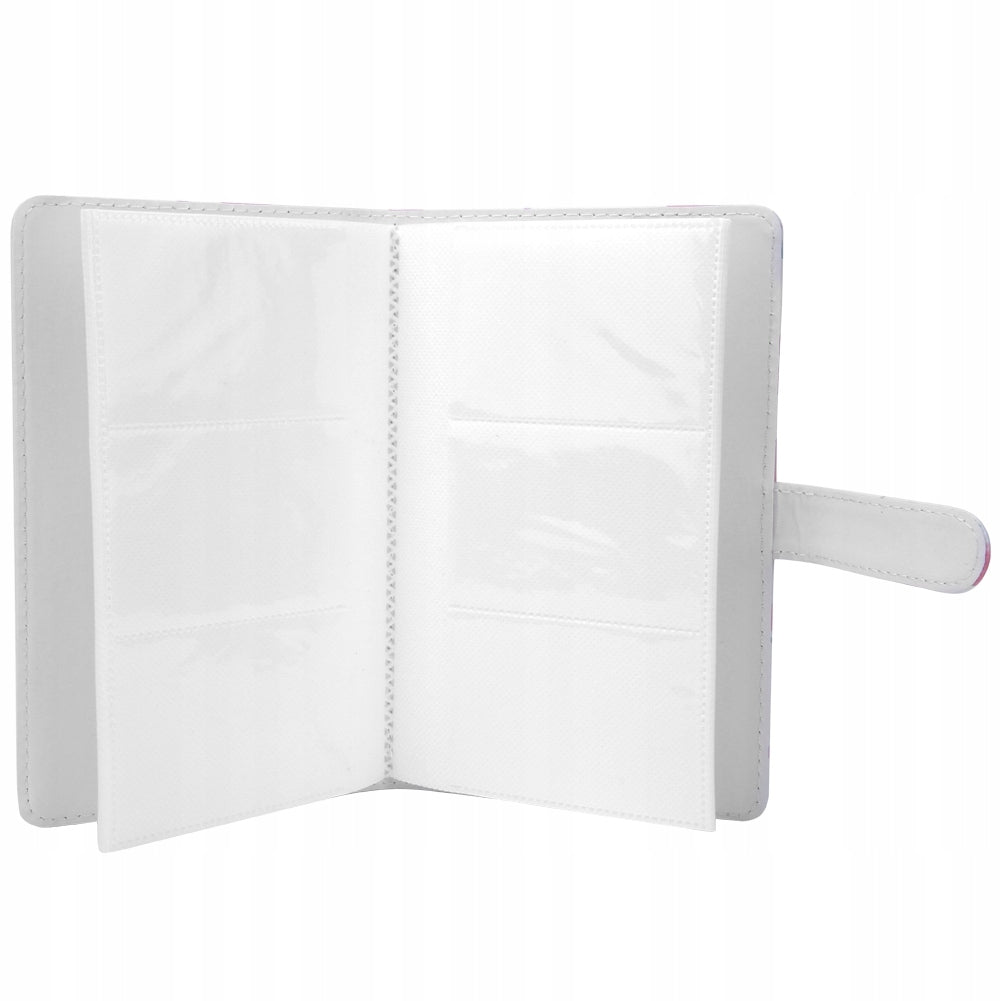 Peach pattern 3 inches 96 pockets PU leather instant album ST