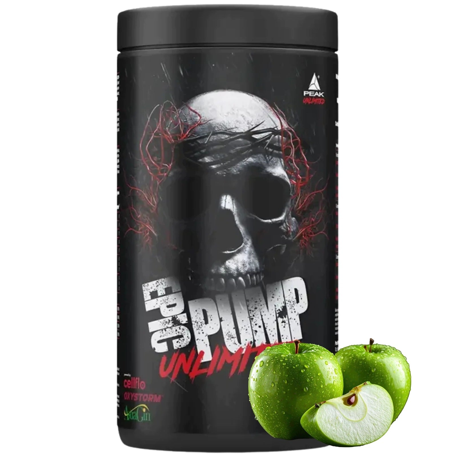 Peak Epic Pump UNLIMITED Sour Green Apple 450 g 80 ml Capacity PRE PUMP