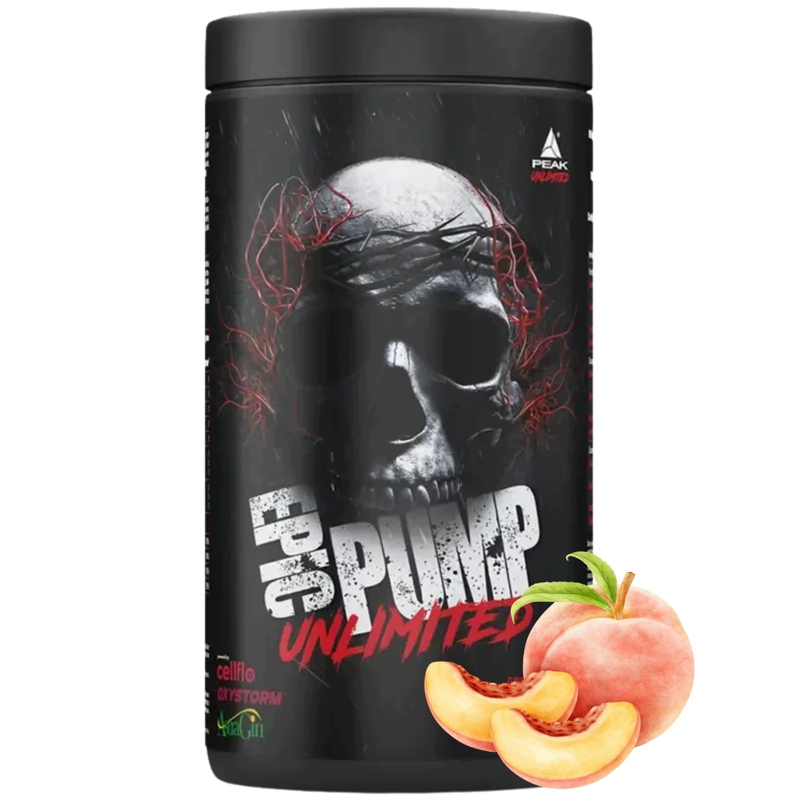 Peak Epic Pump UNLIMITED White Tea Peach 450 g 80 ml Strength Arginine