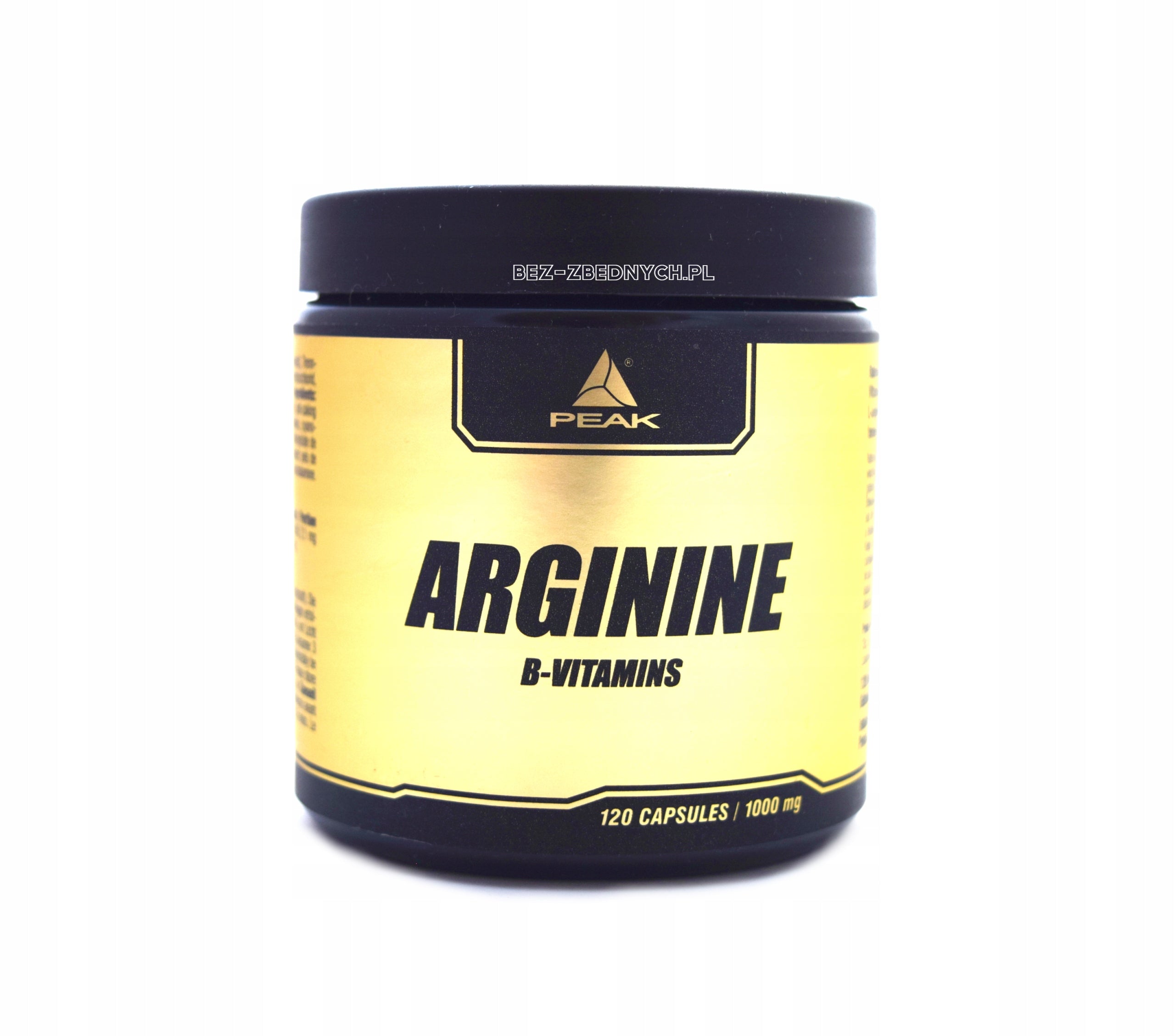 Peak Supplements Arginine 120caps ARGININE HYDROCHLORIDE AMINO VITAMINS