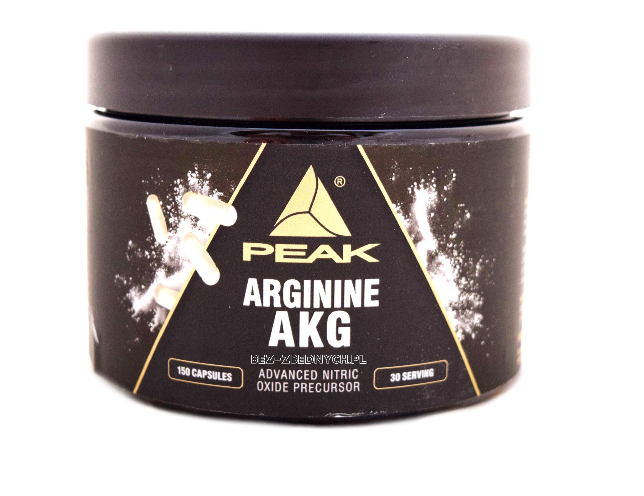 Peak Supplements Arginine AKG 150 caps NITRIC OXIDE PRECURSOR BOOSTER NO VEGE