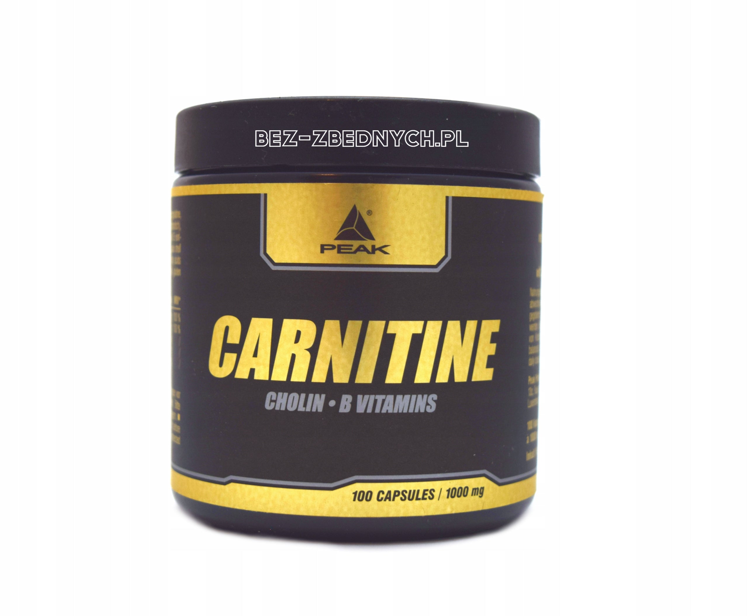 Peak Supplements Carnitine 100c CARNITINE FAT BURNER NON STIM LITHOPOTROP