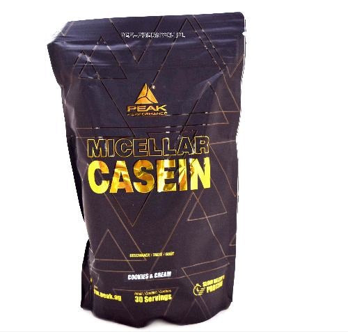 Peak Supplements Micellar Casein 900g MILK PROTEIN LACTASE COOKIES CREAM