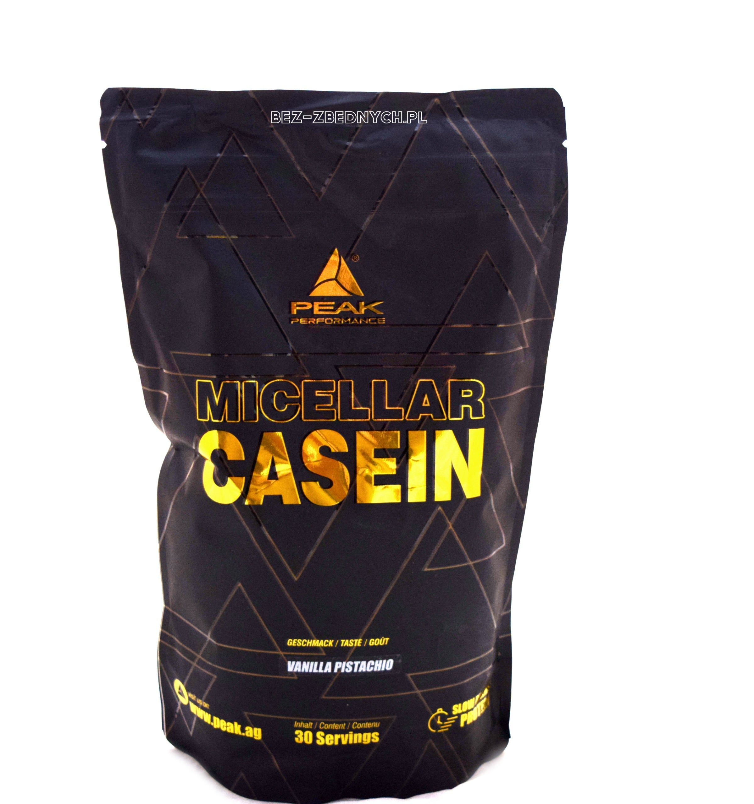 Peak Supplements Micellar Casein 900g SLOW RELEASE PROTEIN VANILLA PISTACHIO