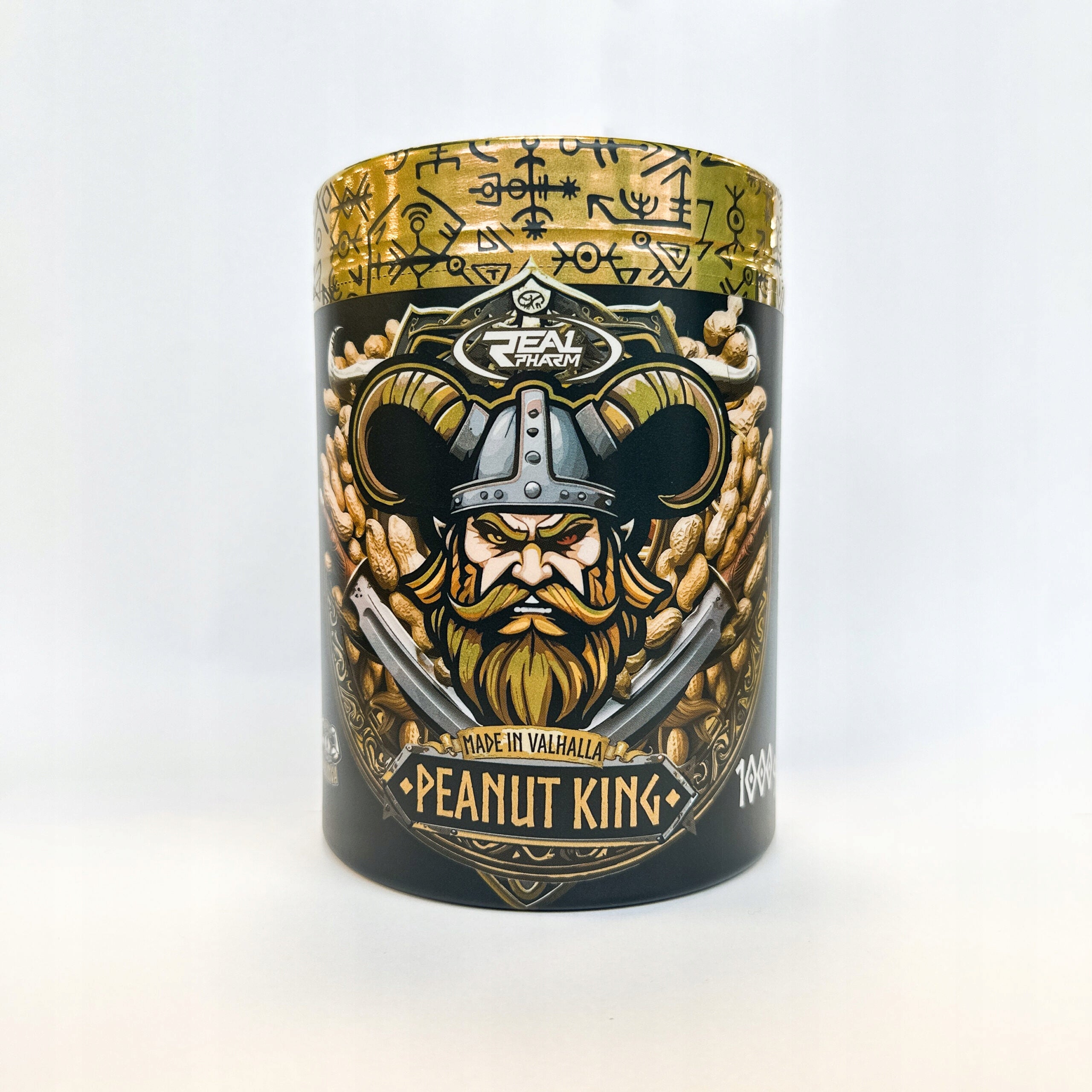 Peanut butter Real Pharm Viking 1000g Peanut King Smooth
