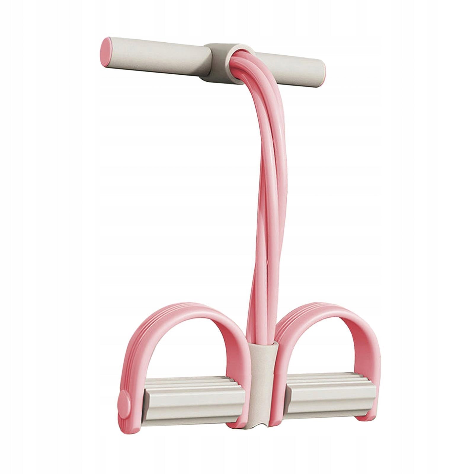 Pedal Resistance Band Elastic Pull Rope Multifunction Tension Rope Pink Packaging status original