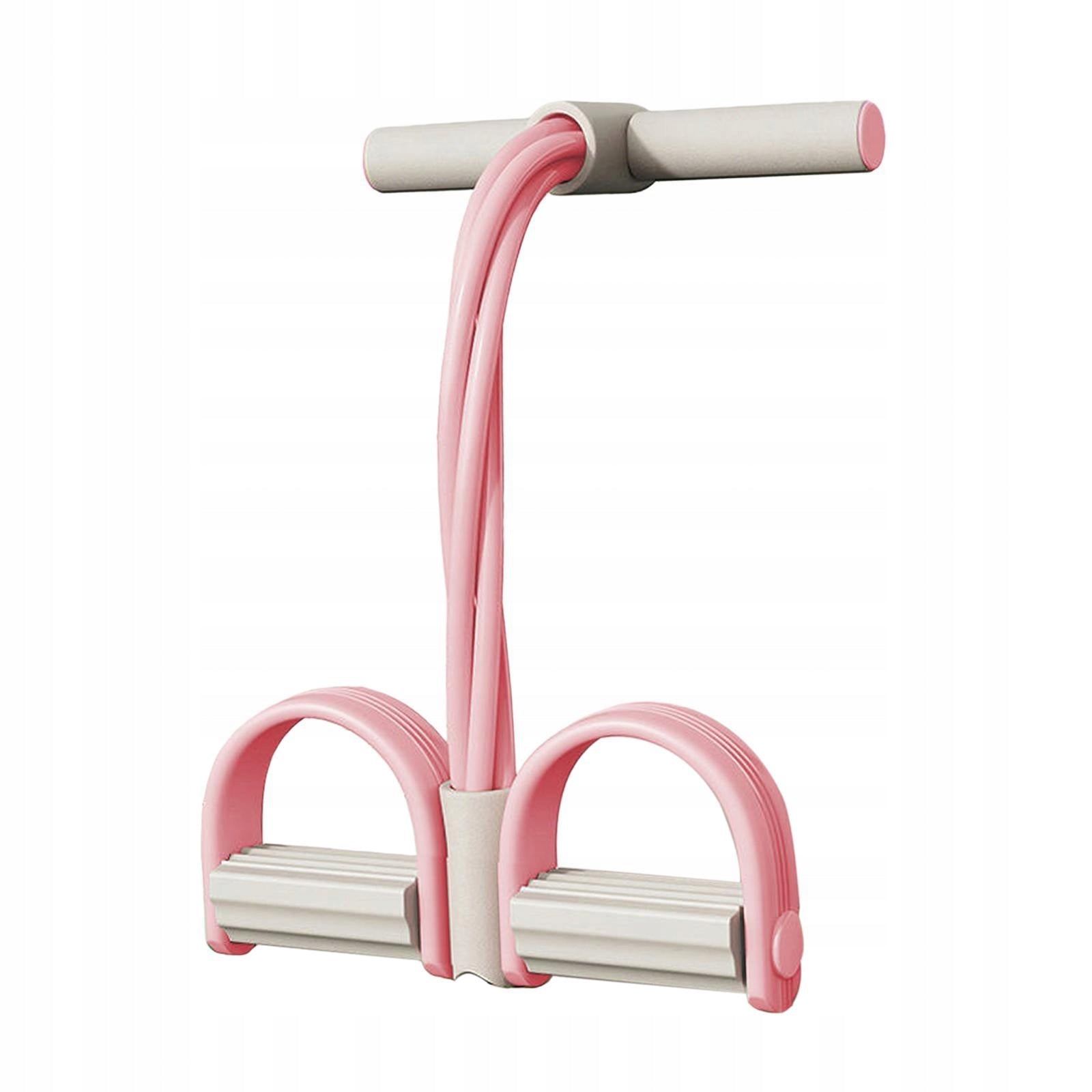 Pedal Resistance Band Elastic Pull Rope Multifunction Tension Rope Pink