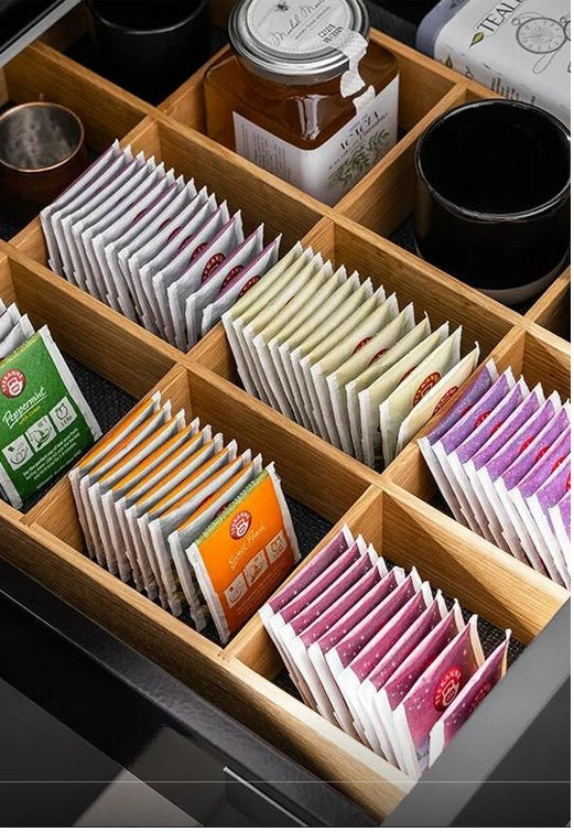 Peka 07.37116.D Wooden grille 16 chambers/ oak Kind drawer organizer