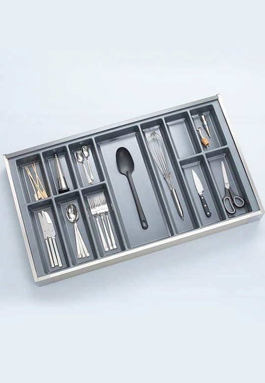 Peka 07.6017.SL - CLASSICO cartridge 900/ dimension 840 x 490/ grey Kind drawer organizer