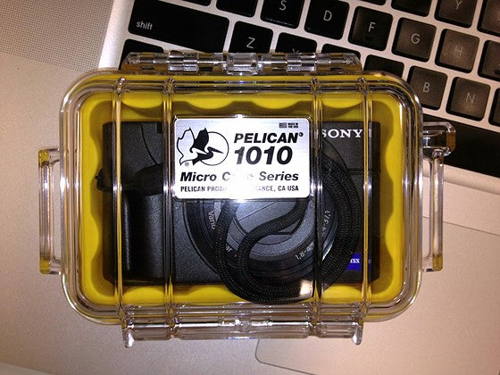 Peli 1010 waterproof microbox IP67 Color transparent