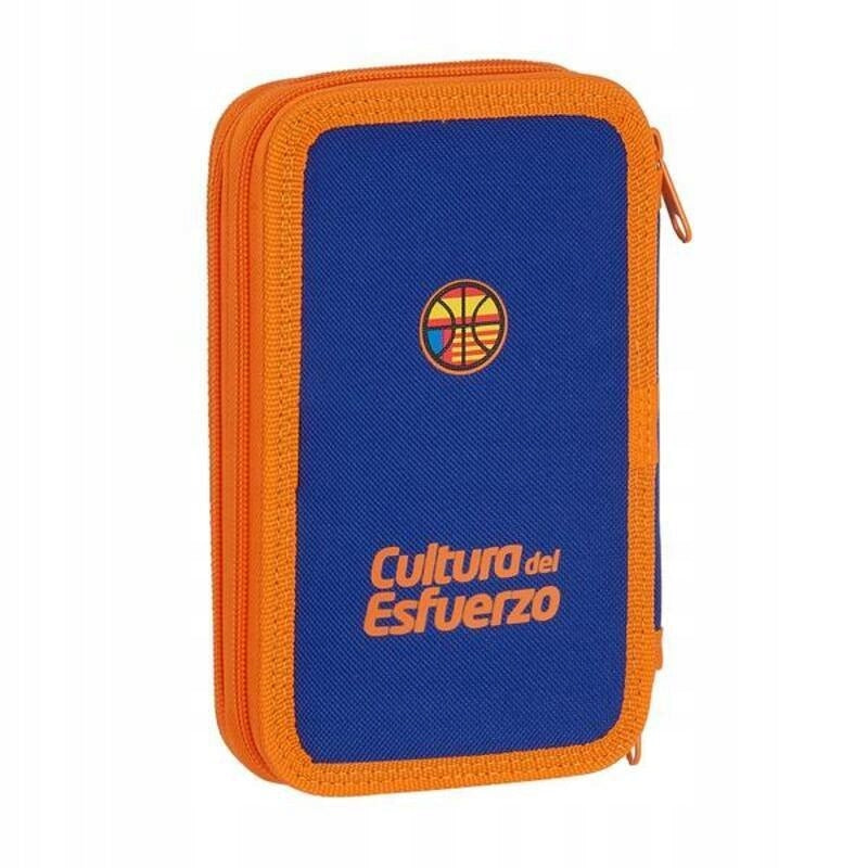 Pencil Case Double Valencia Basket M854 Blue Orange 12.5 x 19.5 x Manufacturer code inny