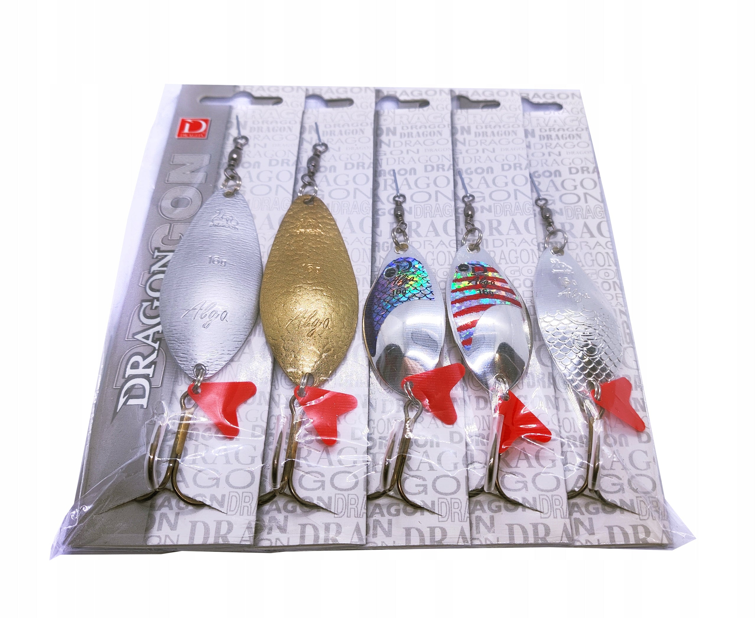 Pendulum spinner DRAGON ALGA 16g - PIKE SET OF 5 Brand Dragon