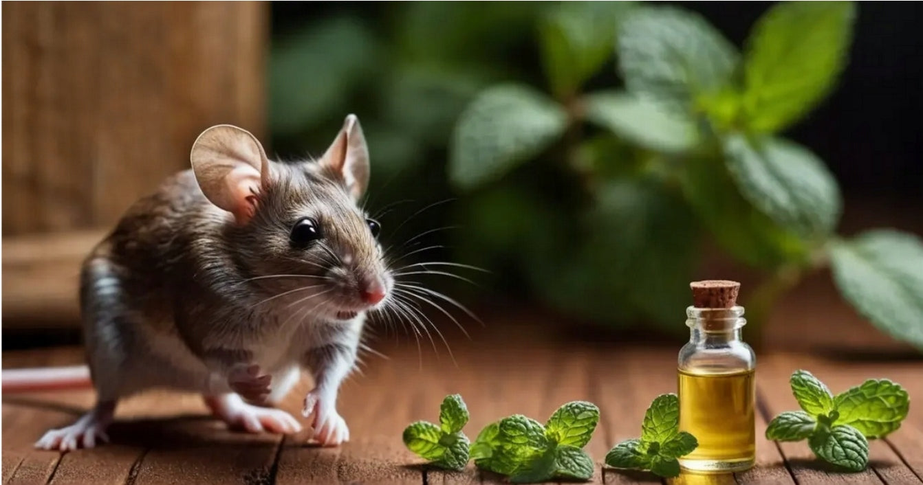 Peppermint oil for mice rodents NATURAL ethereal Manufacturer code Olejek miętowy na myszy gryzonie Bezpieczny
