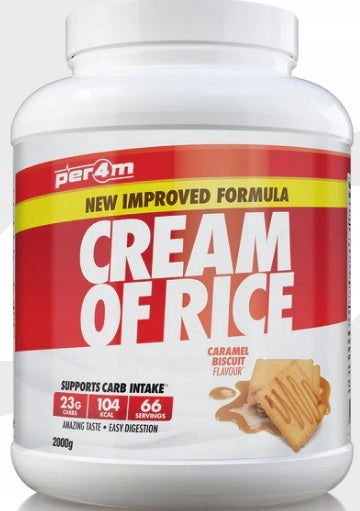 Per4m Cream of Rice, Caramel Biscuit 2kg - sugar-free rice gruel