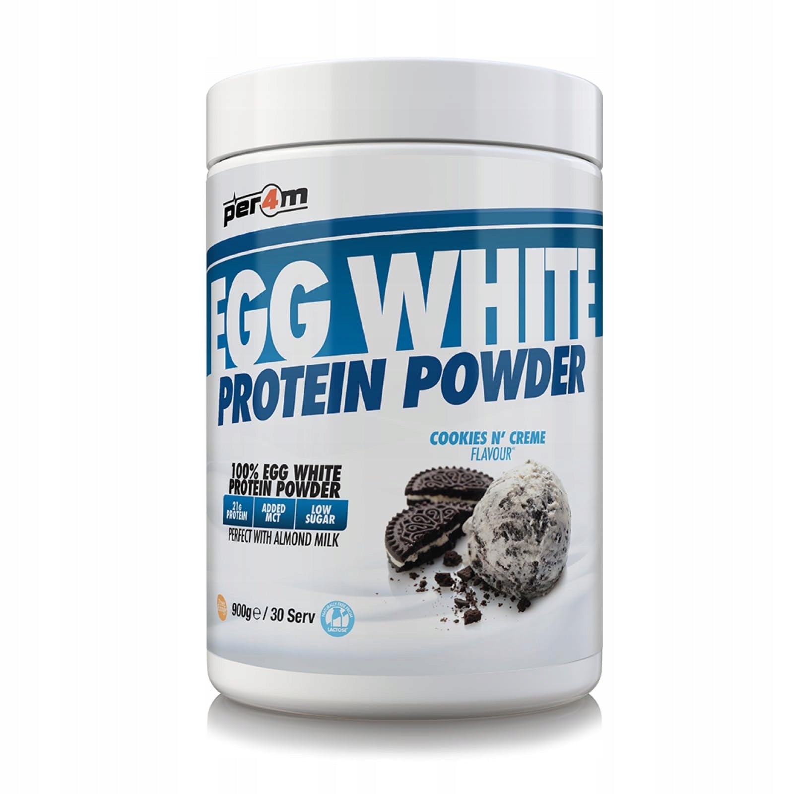 Per4m Egg White Protein Cookies N' Creme - egg white protein supplement