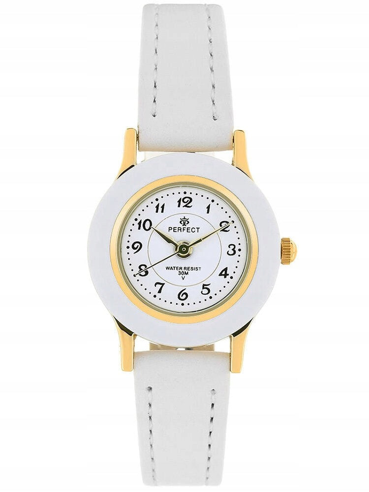 Perfect CHILDREN'S WATCH PERFECT LP165-03 COMMUNION - white/gold + BOX