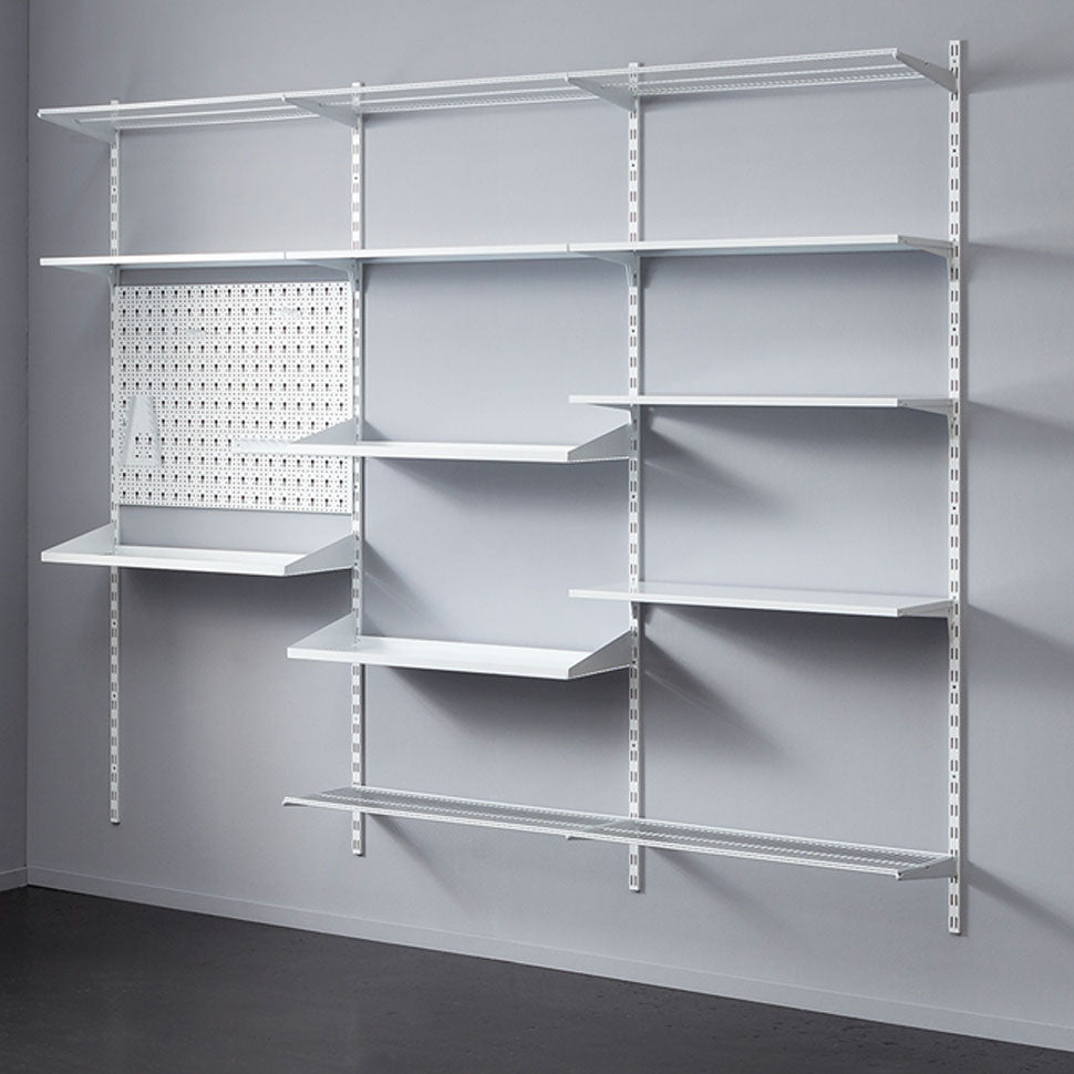Perforated metal tool board Element System 80x40 silver Product width 80 cm