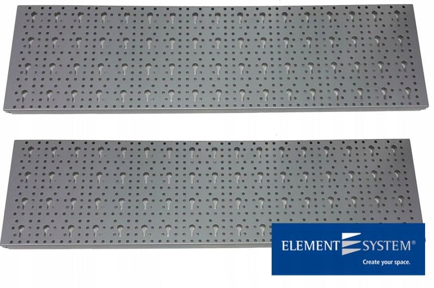 Perforated metal tool board Element System 80x40 silver