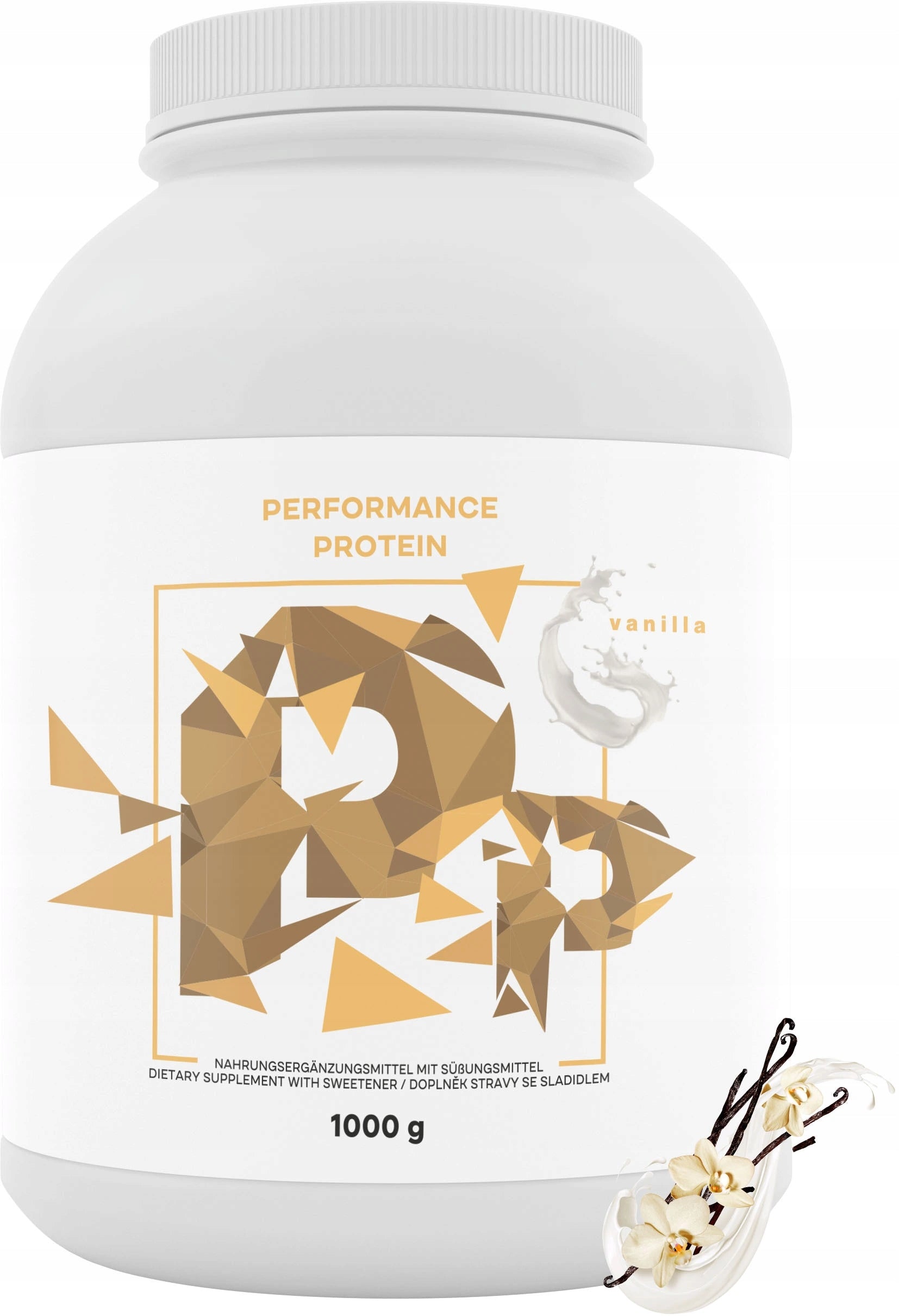 Performance Protein, Native Whey Protein, Vanilla, 1000 g