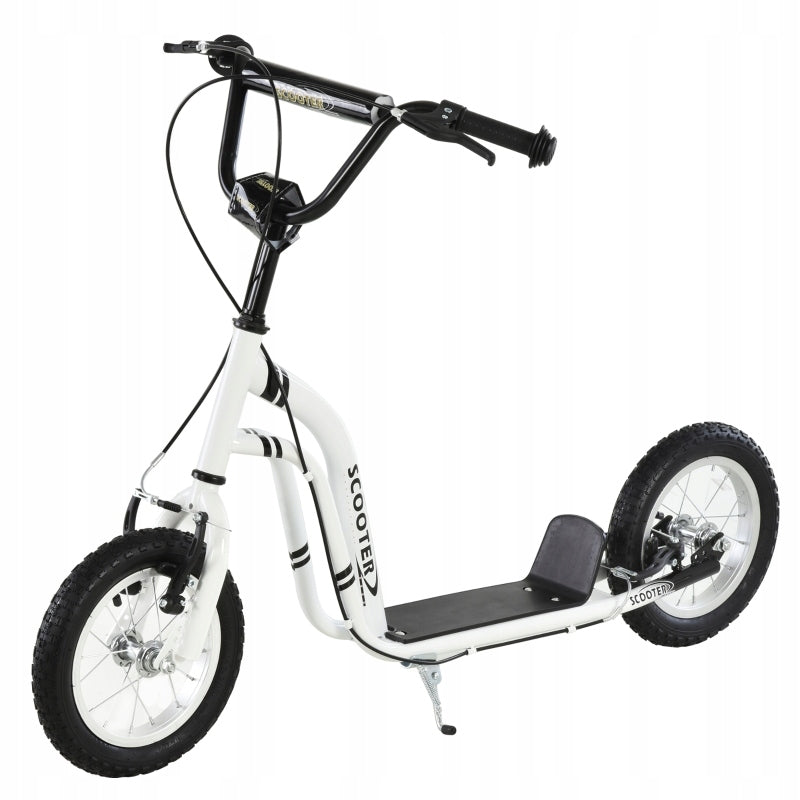 Performance scooter for youth with adjustable steering wheel
