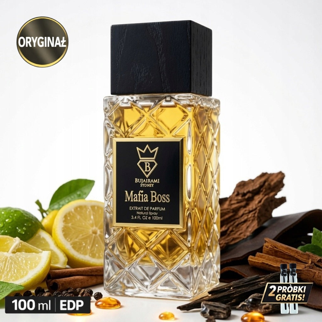 Perfume BUJAIRAMI MAFIA BOSS 100 ML + 2 Samples FREEBIE