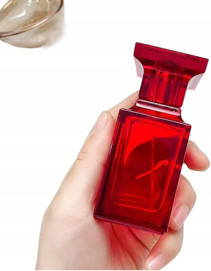 Perfume Bottle with Atomizer Crimped Flacon Forts Red 50ml Packaging status original