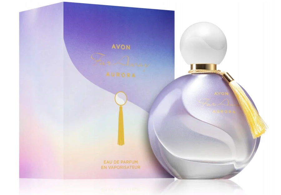 Perfume Far Away Aurora Avon 10ml Eau de Parfum Packaging status original