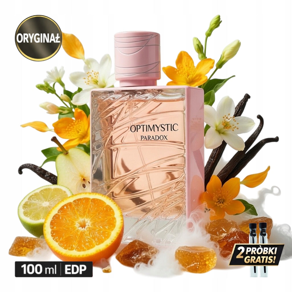 Perfume Fragrance World Optimystic Paradox 100ml + 2 Samples FREEBIE