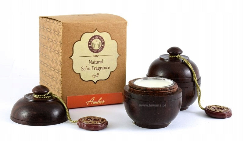 Perfume In Balsam Ambra Rosewood Box 6 g Song of India