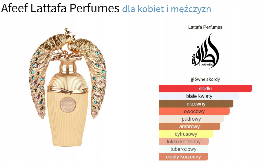 Perfume Lattafa Afeef 100 ml EAN (GTIN) 6290360598888